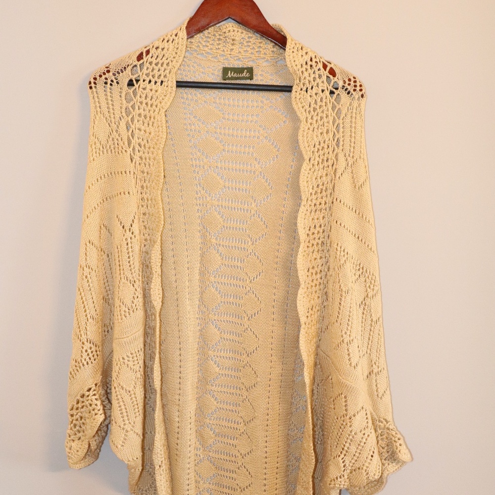 Maude Tan Knitted Shrug